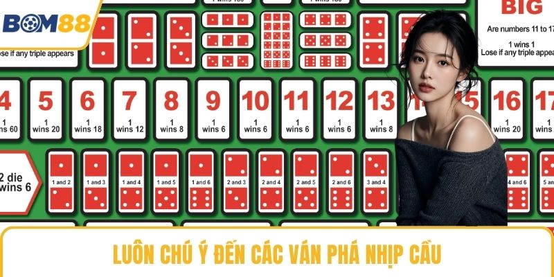 Luôn chú ý đến các ván phá nhịp cầu