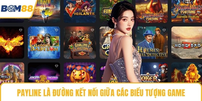 Payline là đường kết nối giữa các biểu tượng game