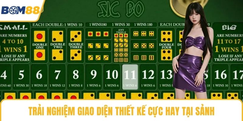 Trải nghiệm giao diện thiết kế cực hay tại sảnh